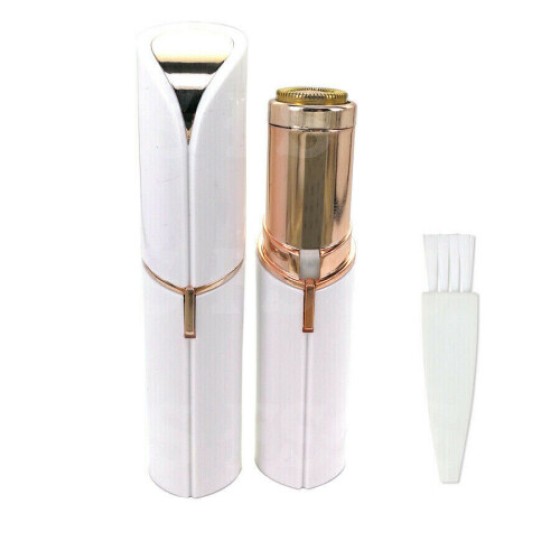 Alat Penghilang Rambut Wajah Wanita, dengan 4 Kepala Pengganti, Pengisian USB